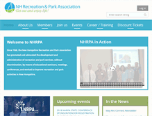 Tablet Screenshot of nhrpa.com